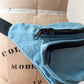 1990s Vintage Light Wash Denim Fanny Pack