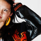 1960s Vintage Leo High School Black and Orange Letterman Jacket
