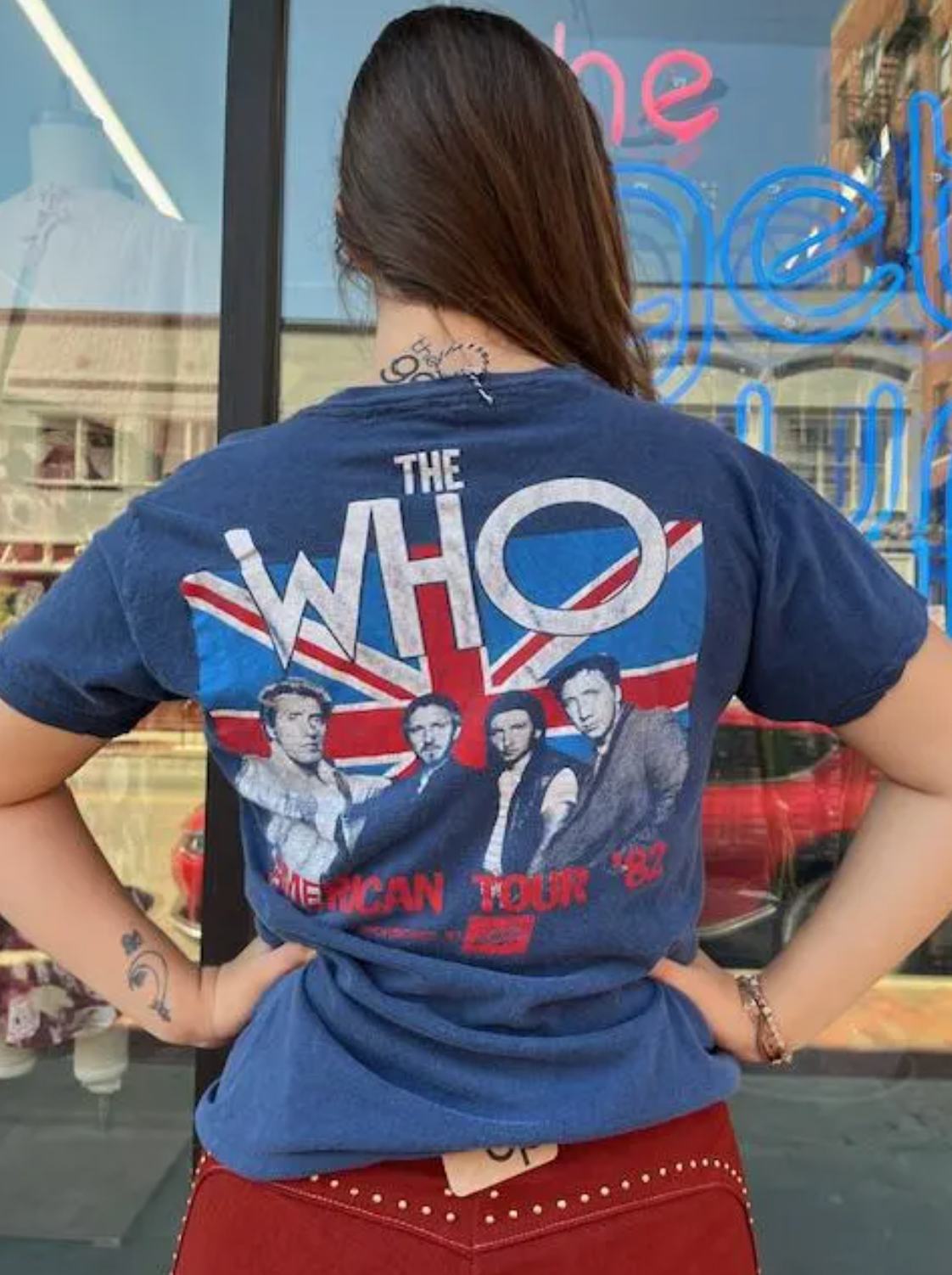 1982 Vintage The Who American Tour 1980s T-Shirt