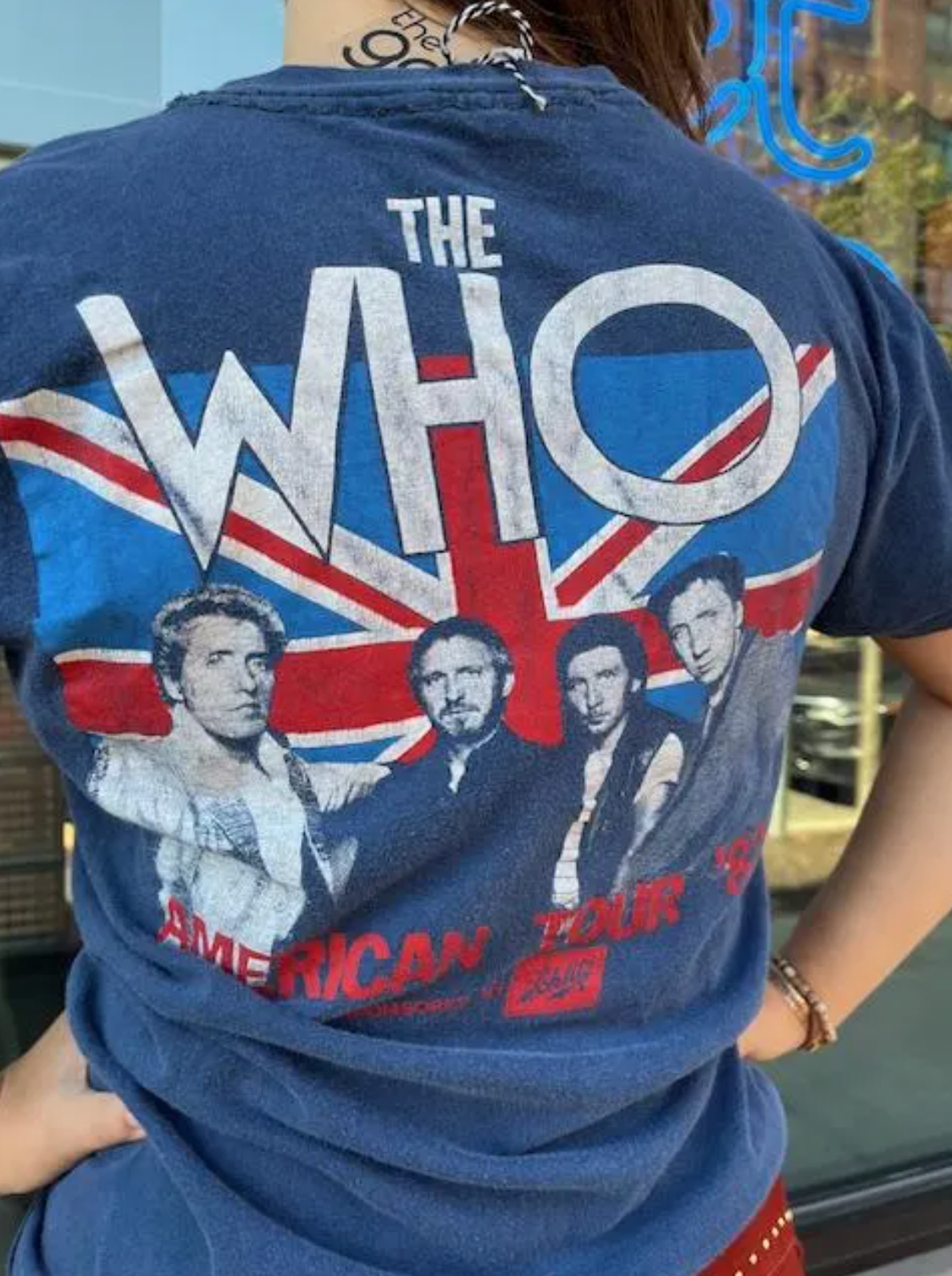 1982 Vintage The Who American Tour 1980s T-Shirt