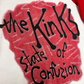 1983 Vintage The Kinks State of Confusion Original Authentic Raglan 1980s Tour T-Shirt