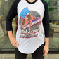 1983 Vintage Bob Seger and the Silver Bullet Band The Distance 1980s Raglan Tour T-Shirt