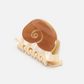 Mini Snail Hair Claw Clip Accessory Brown Earth Acetate by Winona Irene