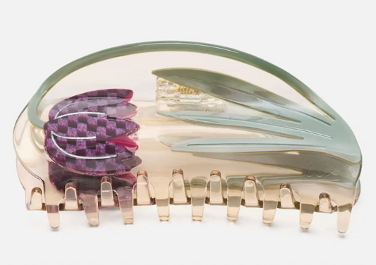 Fritillaria Tulip Checkered Flower Large Claw Clip by Winona Irene