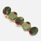 Green Olive Sparkly Cocktail Alligator Hair Clip Accessory by Winona Irene