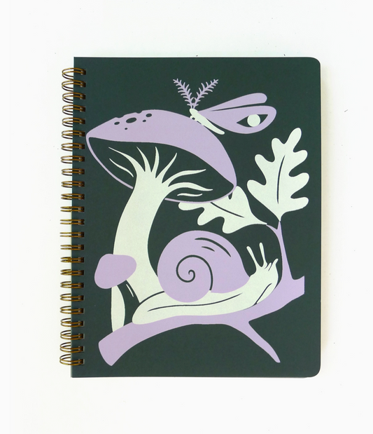 Snail Coil Large Notebook by Middle Dune