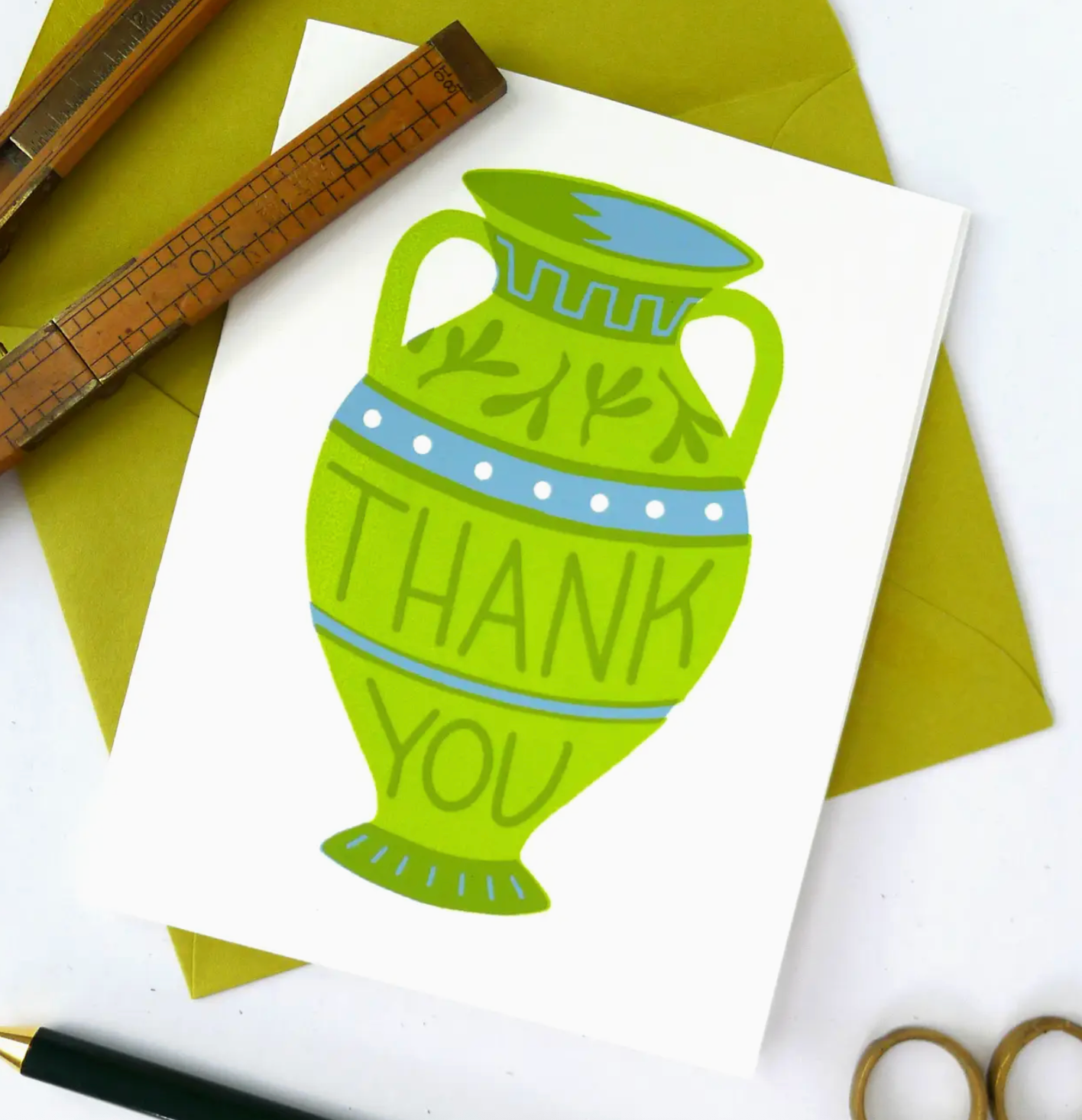 Thank You Vase Card by Middle Dune