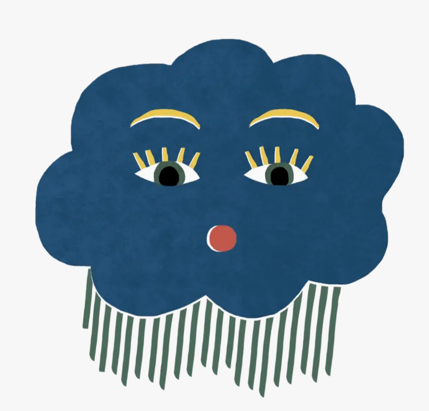 Rainy Cloud Sticker | Isatopia