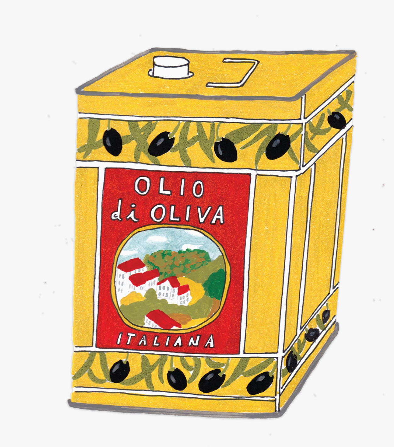 Olive Oil Sticker | Isatopia