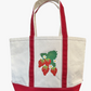 Strawberries Big Canvas Tote Bag | Patch Ya Later
