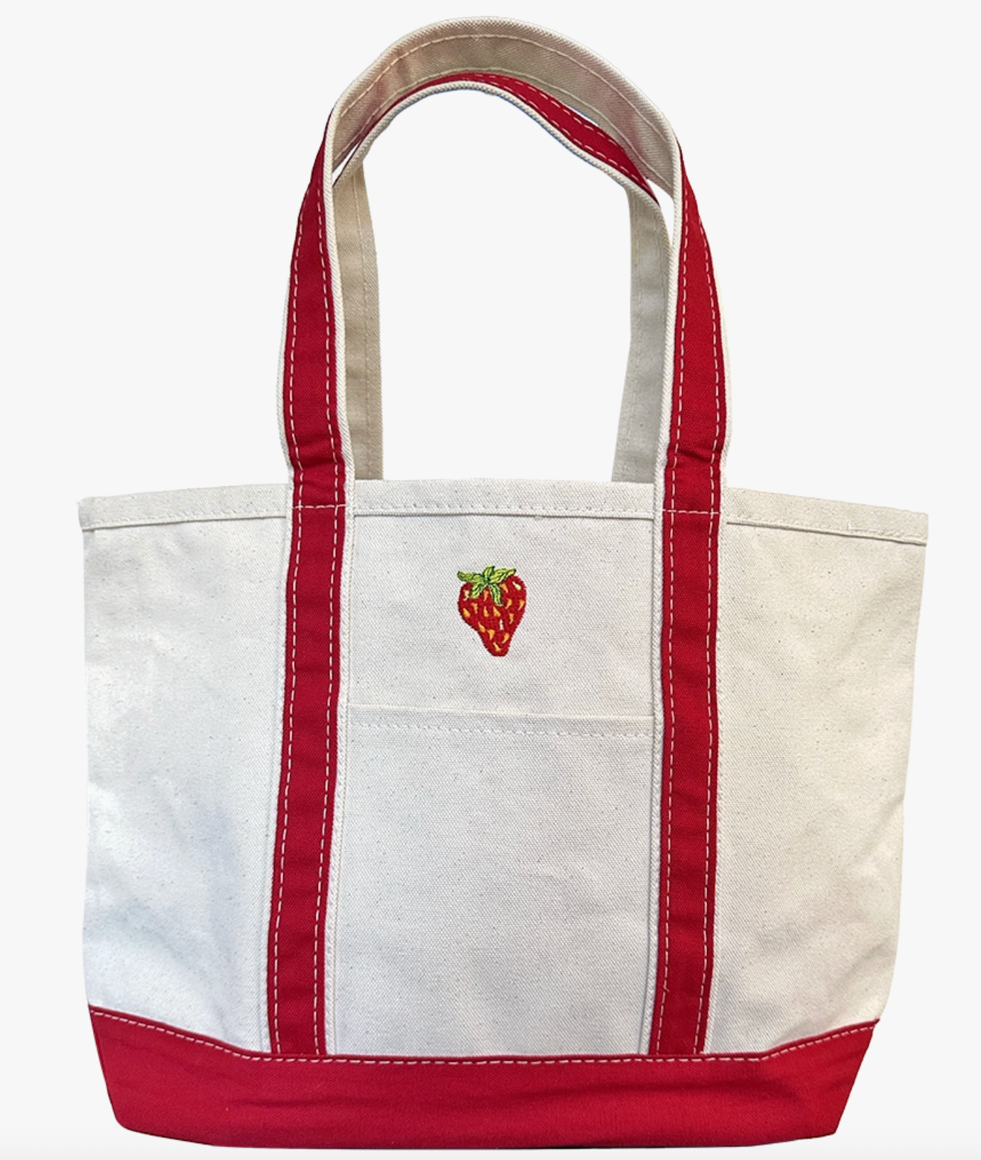 Strawberries Big Canvas Tote Bag | Patch Ya Later