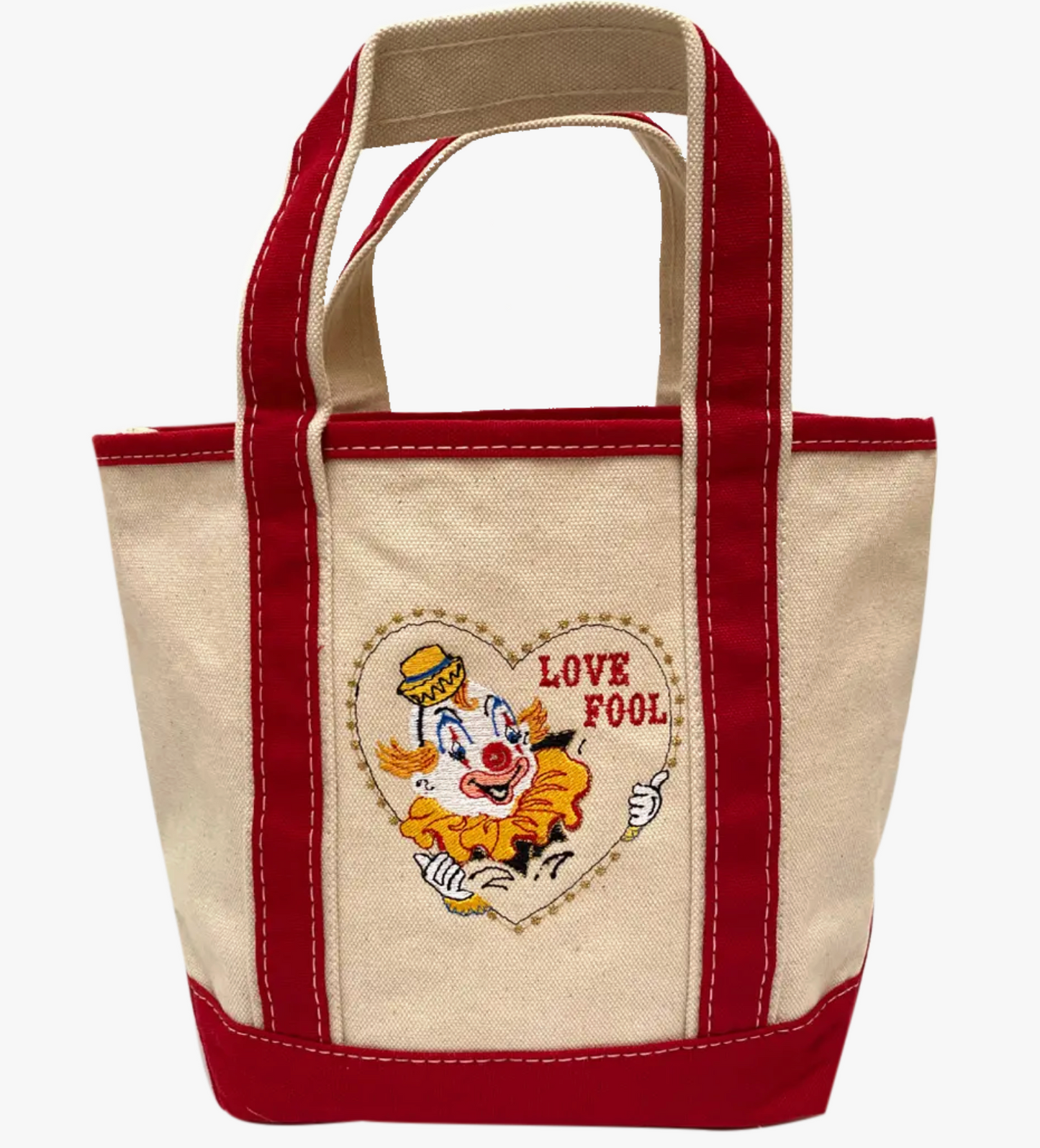 Love Fool Mini Canvas Tote Bag | Patch Ya Later