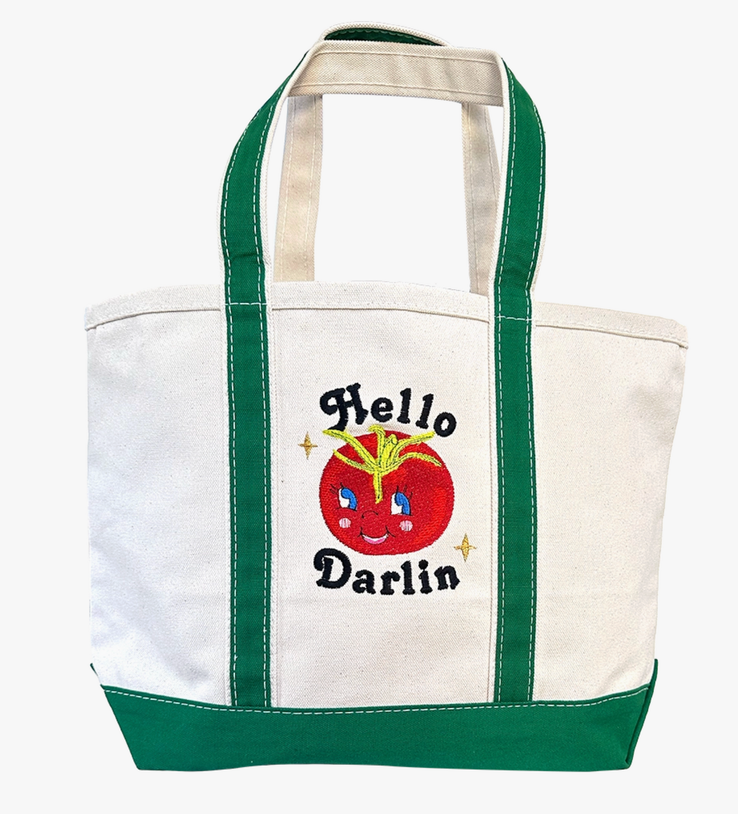 Hello Darlin! Big Canvas Tote Bag | Patch Ya Later