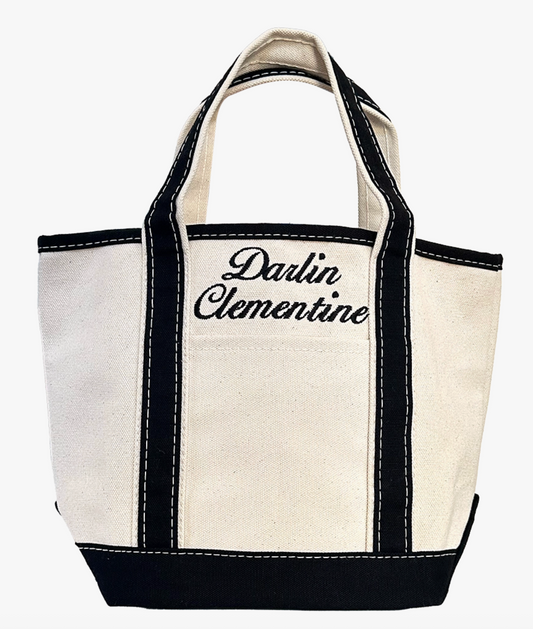 Darlin Clementine Mini Canvas Tote Bag | Patch Ya Later