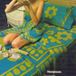 Late 1960s - early 1970s Vintage Sunflower by Cannon Bedspread Tapestry Blanket - Full Size