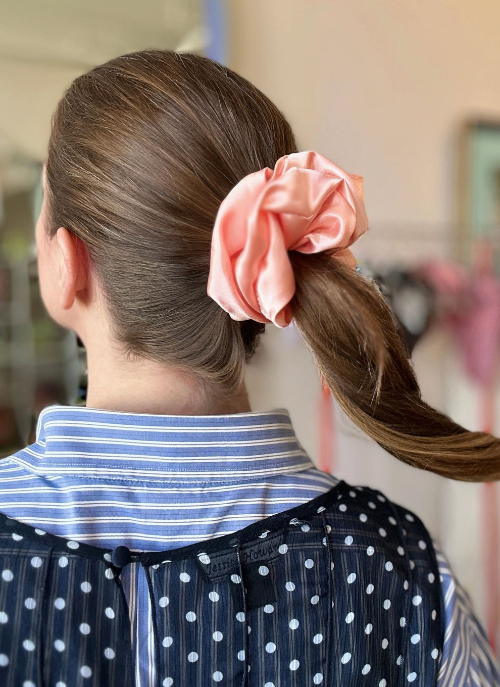Mini Satin Scrunchie by Room Shop