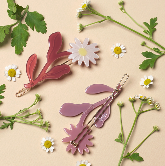 Marguerite Daisy Barrette Set | Winona Irene