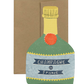 Champagne Die Cut Card | Isatopia