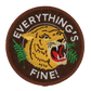 Everything's Fine! Iron On Patch | Patch Ya Later