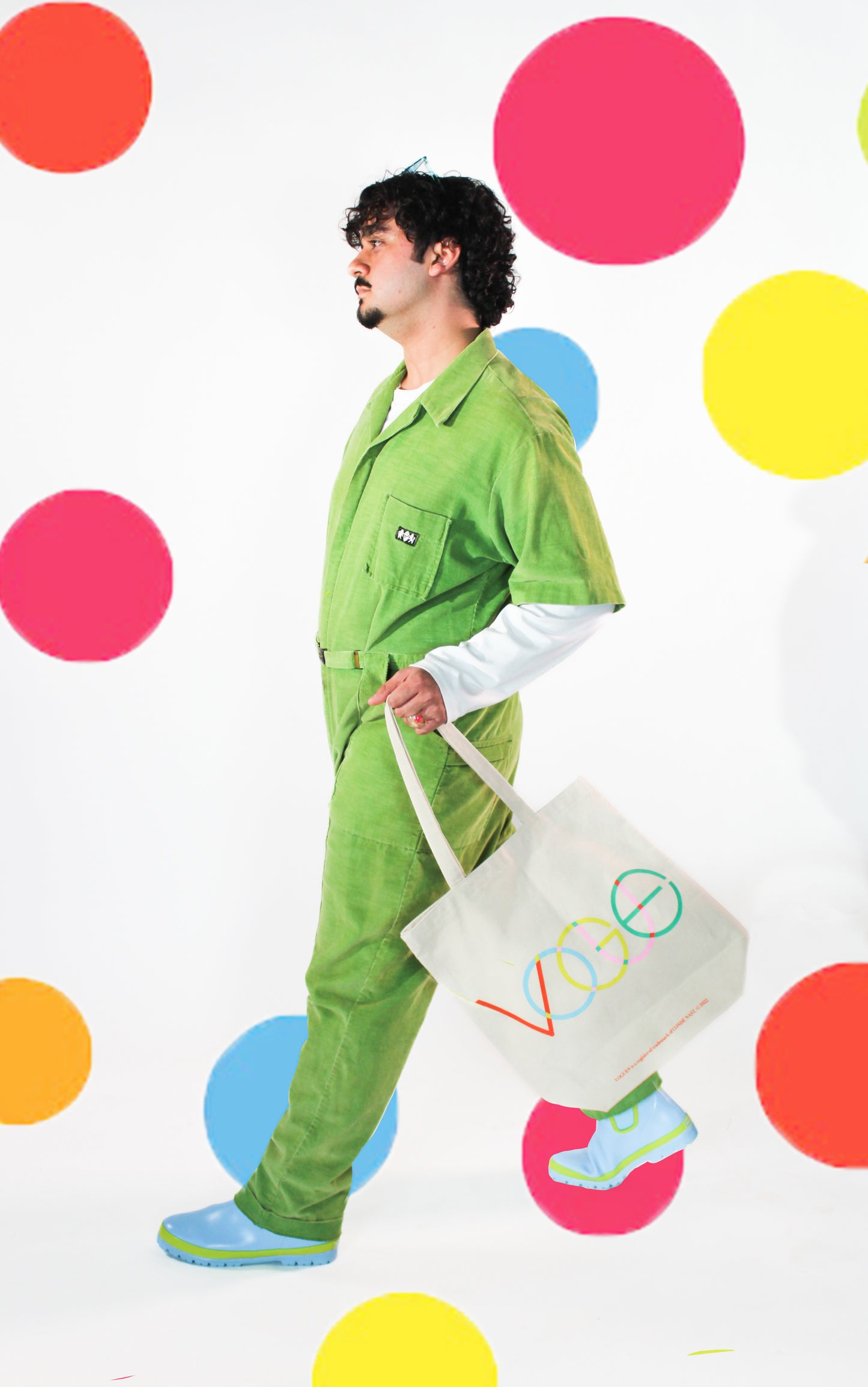 1950s-1960s Vintage Green Corduroy Jumpsuit by Bill Parry