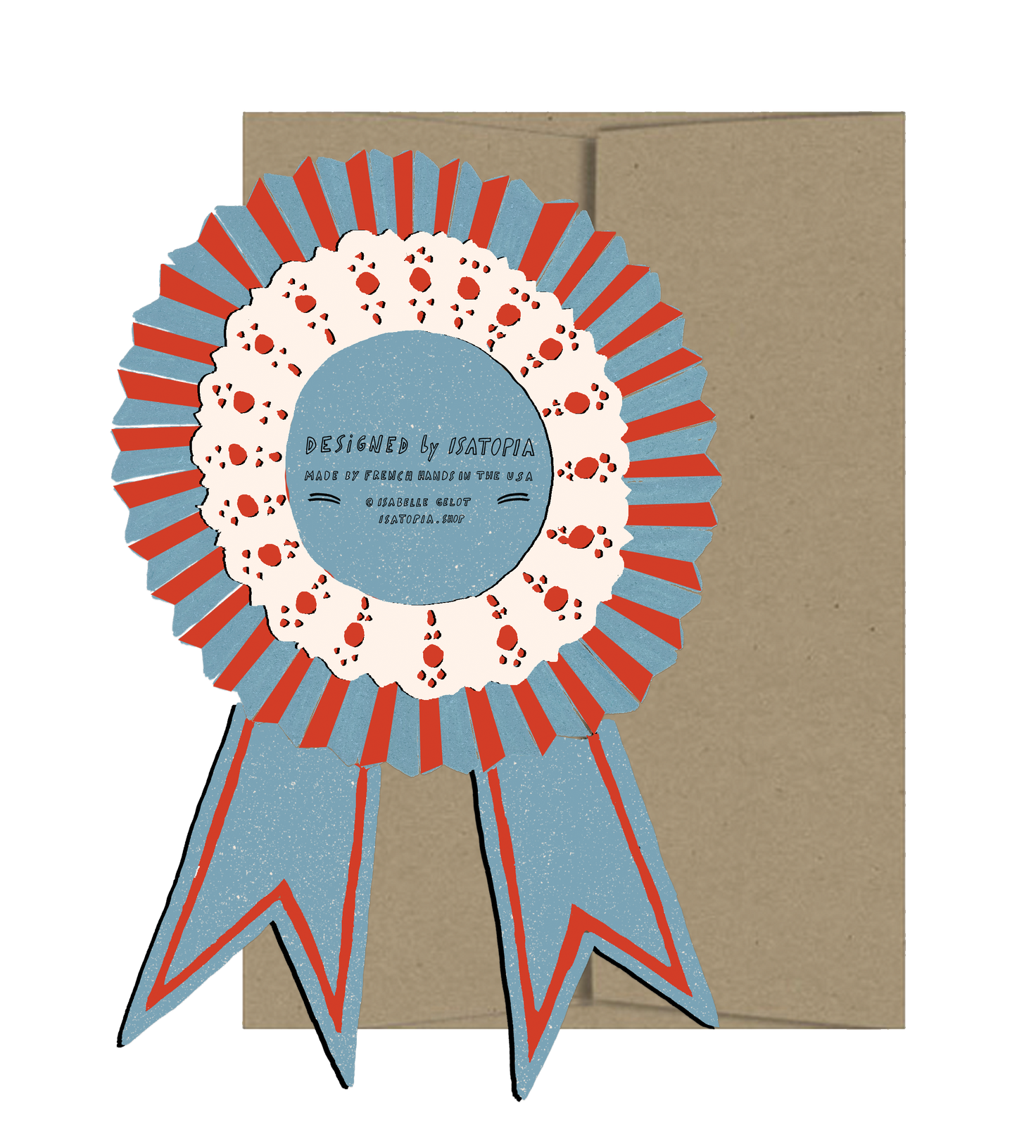 Bravo Medallion Die Cut Card | Isatopia