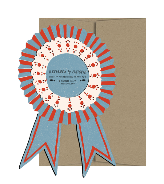 Bravo Medallion Die Cut Card | Isatopia