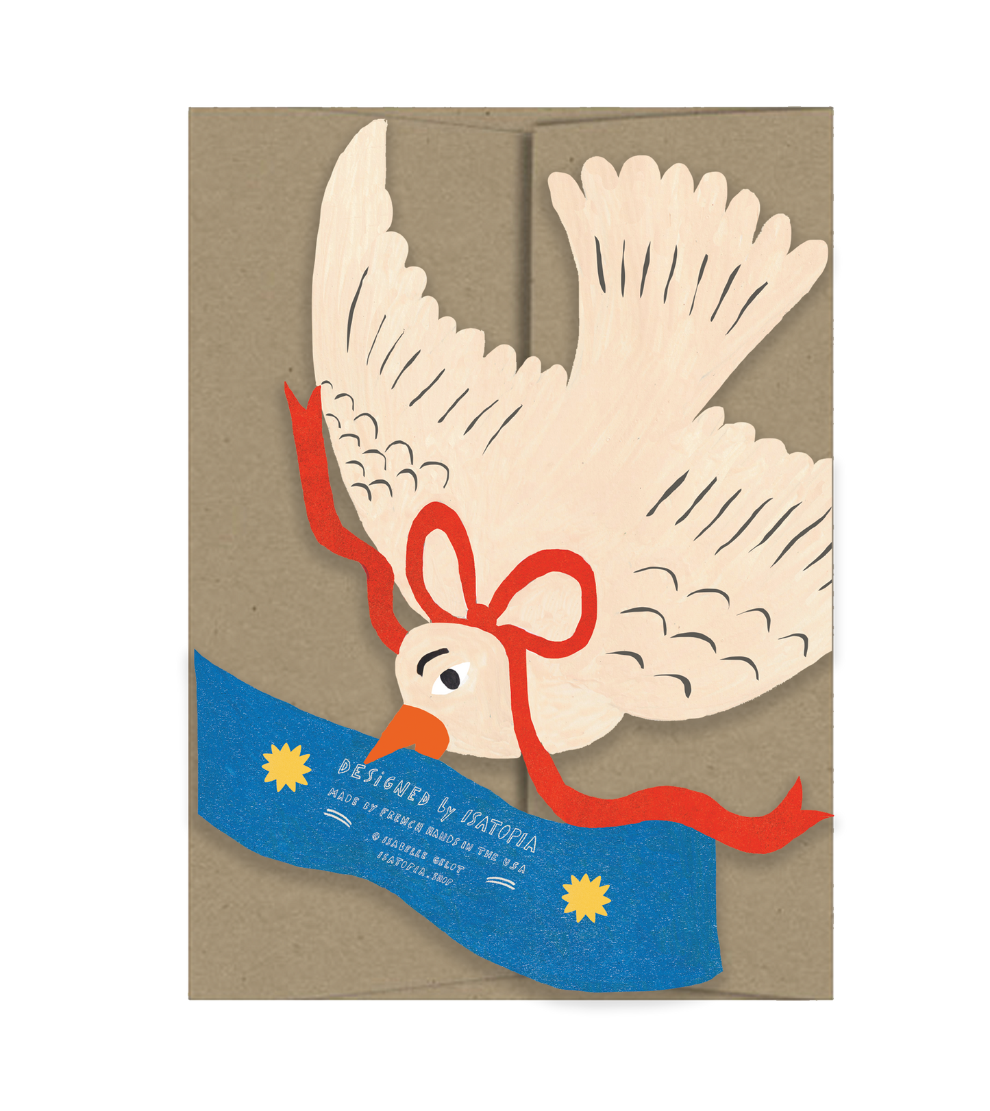 Happy Birthday Bird Die Cut Card | Isatopia