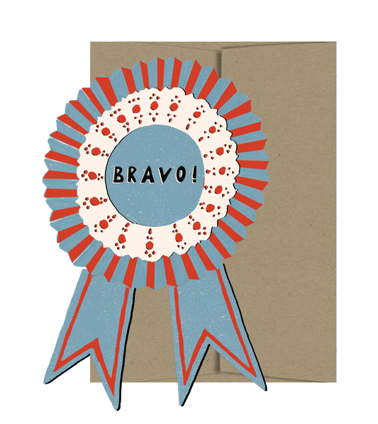 Bravo Medallion Die Cut Card | Isatopia