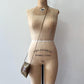 1930s - 1940s Brass Pillow Purse with Velvet Interior