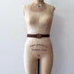 1970s Vintage MCM Adjustable Wooden Diamond Pattern Buckle Belt