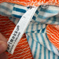 1960s Vintage Marimekko Suomi Finland Annika Rimala Tasarita Blue White Stripe Pants With Triangle Bib Closure